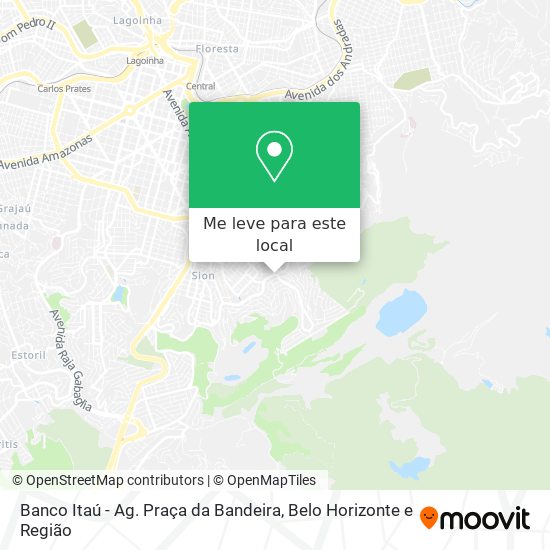 Banco Itaú - Ag. Praça da Bandeira mapa