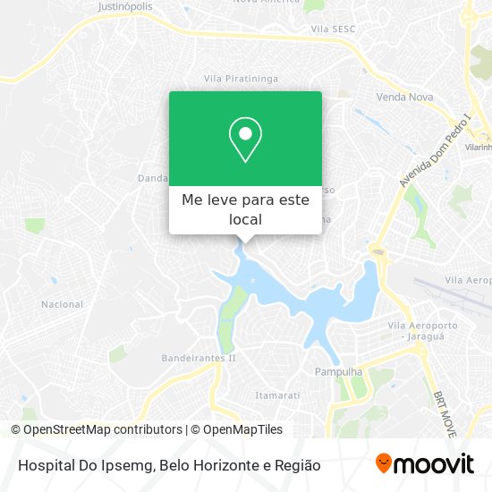 Hospital Do Ipsemg mapa