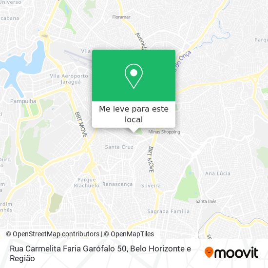 Rua Carmelita Faria Garófalo 50 mapa