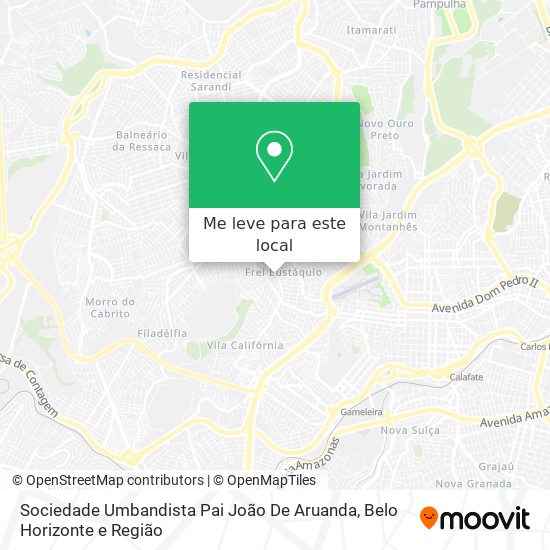 Sociedade Umbandista Pai João De Aruanda mapa
