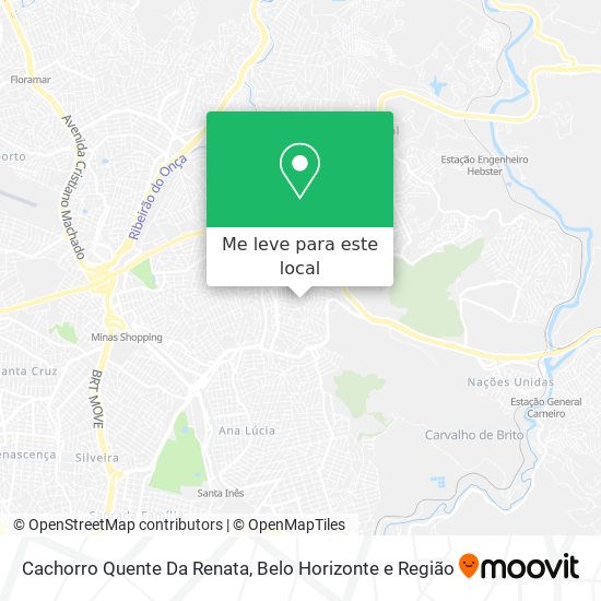 Cachorro Quente Da Renata mapa