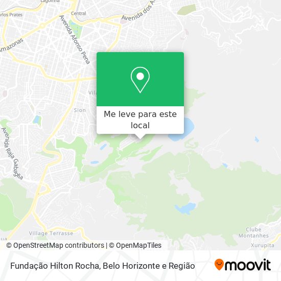 Fundação Hilton Rocha mapa