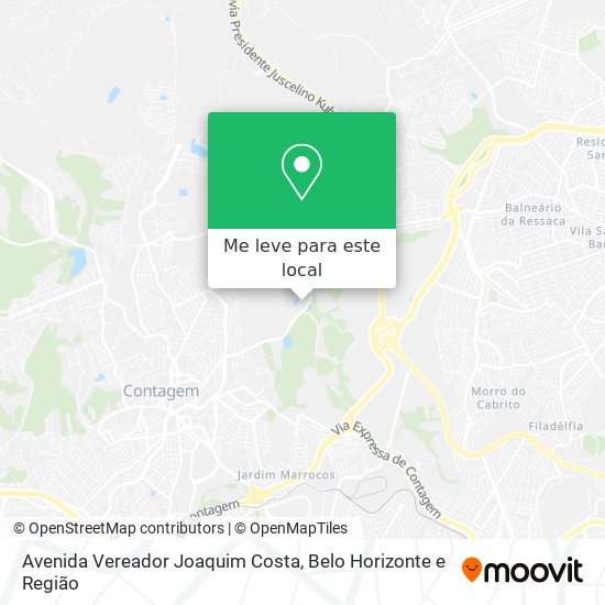 Avenida Vereador Joaquim Costa mapa