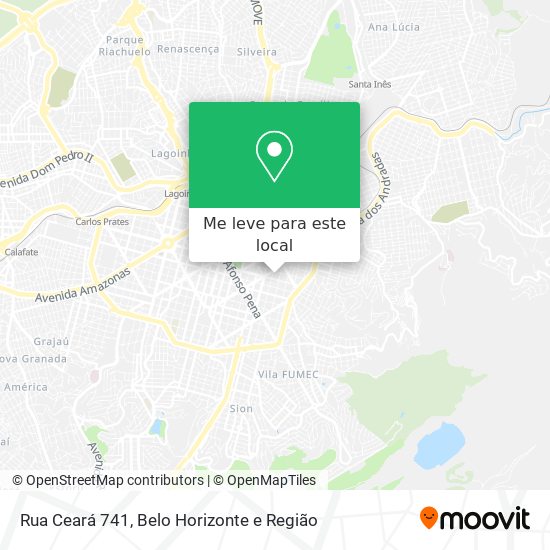 Rua Ceará 741 mapa