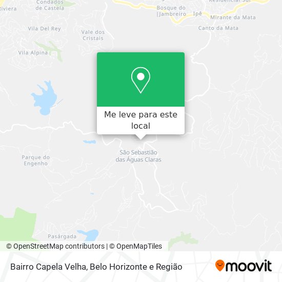 Bairro Capela Velha mapa