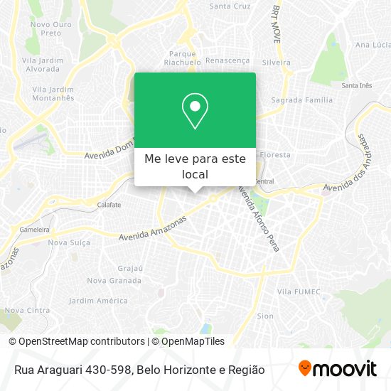 Rua Araguari 430-598 mapa