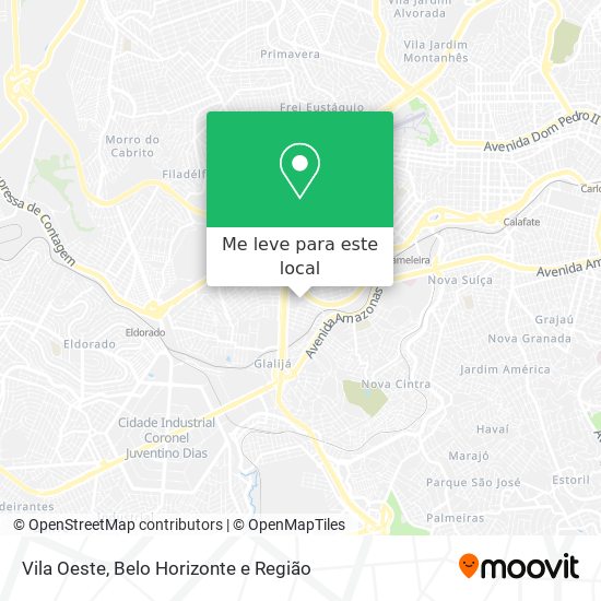 Vila Oeste mapa