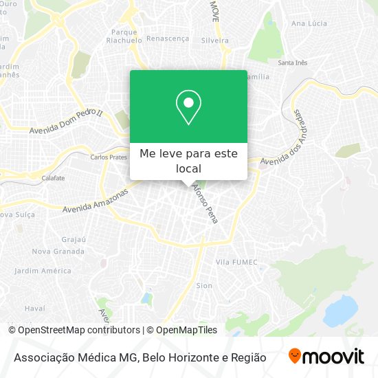 Associação Médica MG mapa