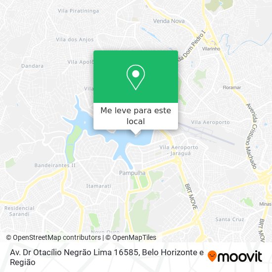 Av. Dr Otacílio Negrão Lima 16585 mapa