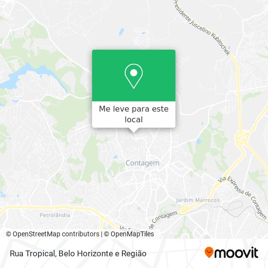 Rua Tropical mapa