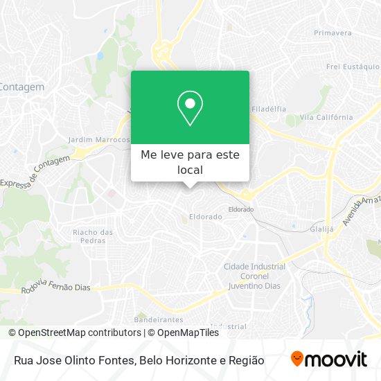 Rua Jose Olinto Fontes mapa