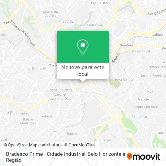 Bradesco Prime - Cidade Industrial mapa