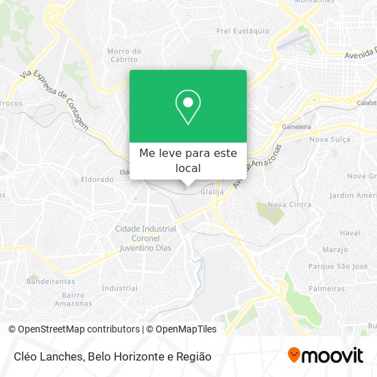 Cléo Lanches mapa