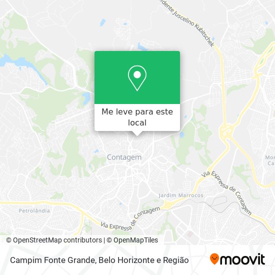 Campim Fonte Grande mapa