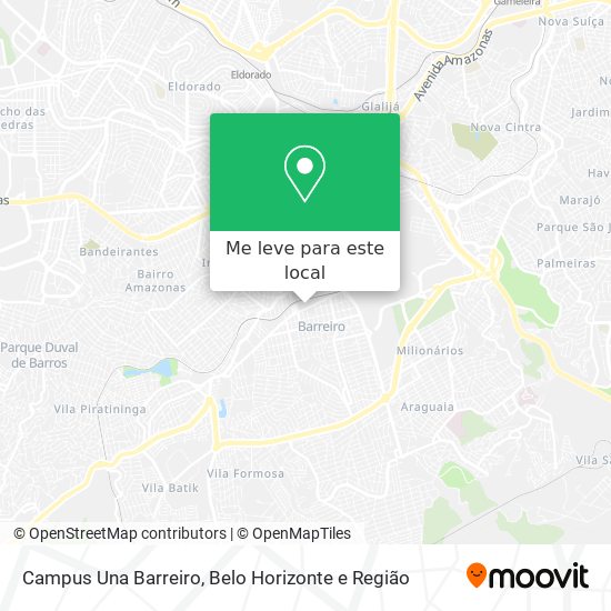 Campus Una Barreiro mapa
