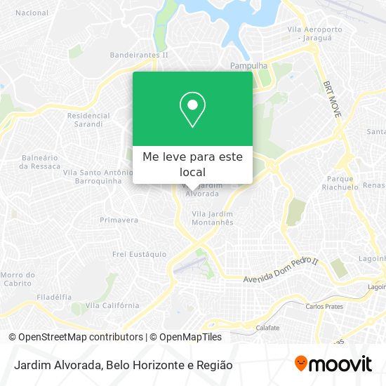 Jardim Alvorada mapa