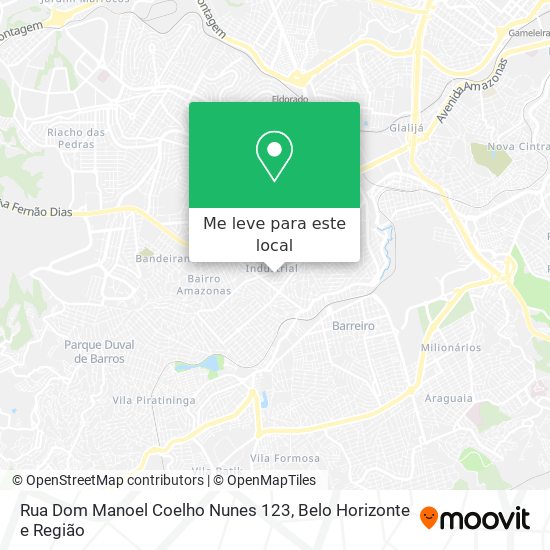 Rua Dom Manoel Coelho Nunes 123 mapa