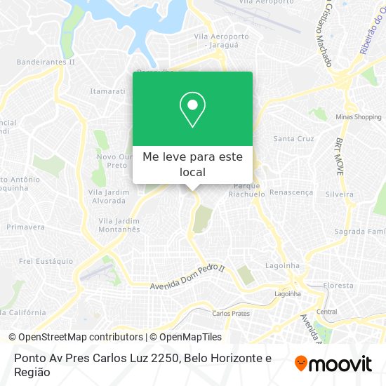 Ponto Av Pres Carlos Luz 2250 mapa