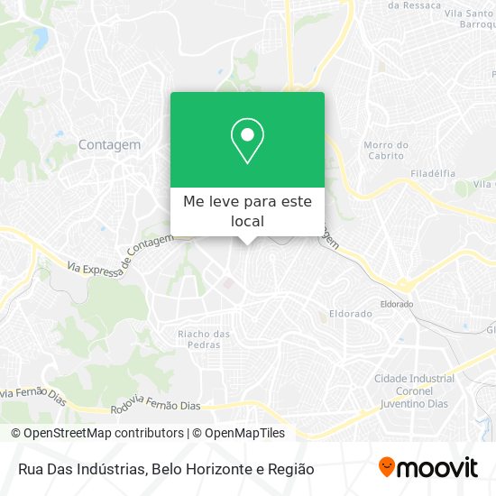 Rua Das Indústrias mapa