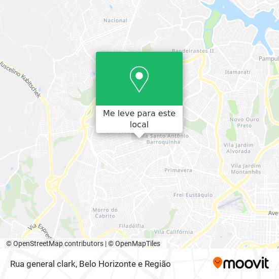 Rua general clark mapa