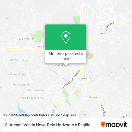 Oi Atende Venda Nova mapa