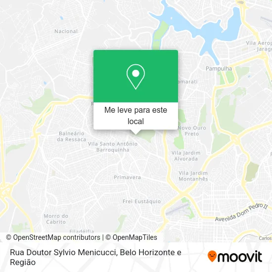 Rua Doutor Sylvio Menicucci mapa