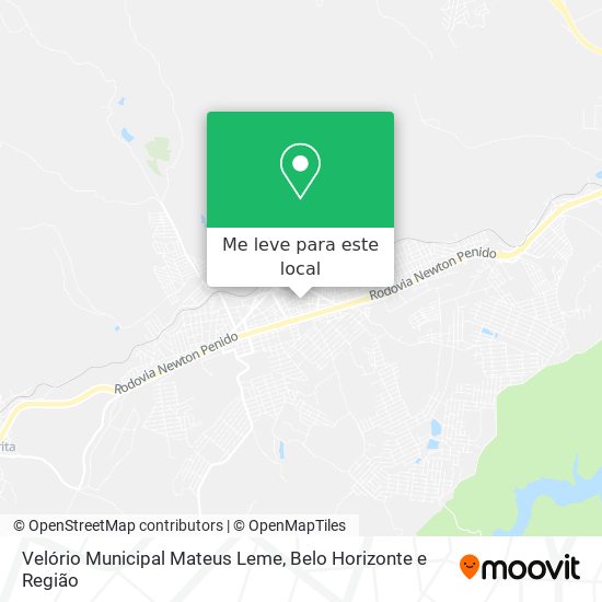 Velório Municipal Mateus Leme mapa