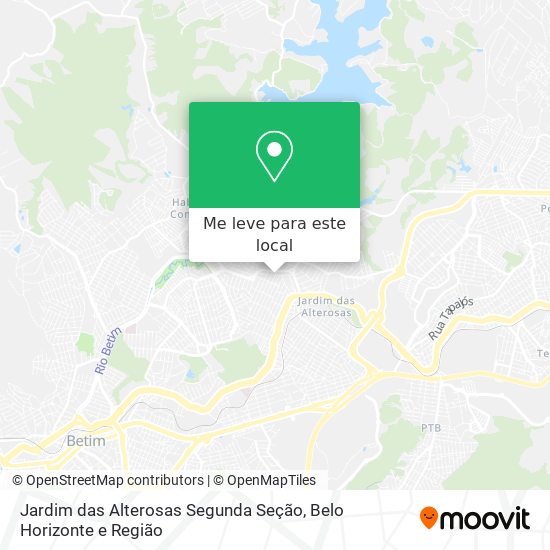 Jardim das Alterosas Segunda Seção mapa