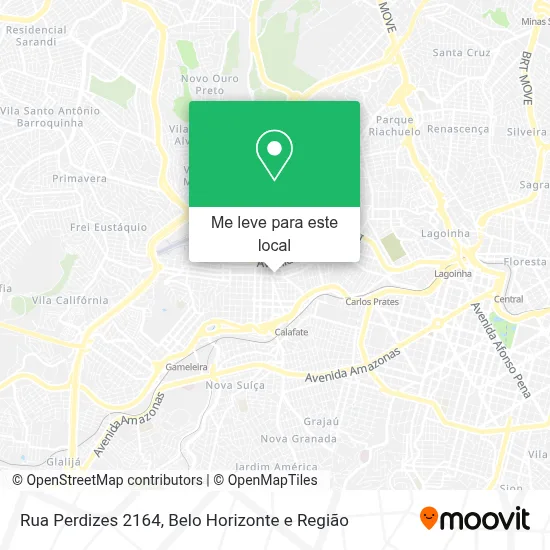 Rua Perdizes 2164 mapa