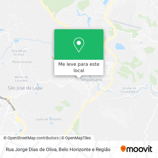 Rua Jorge Dias de Oliva mapa