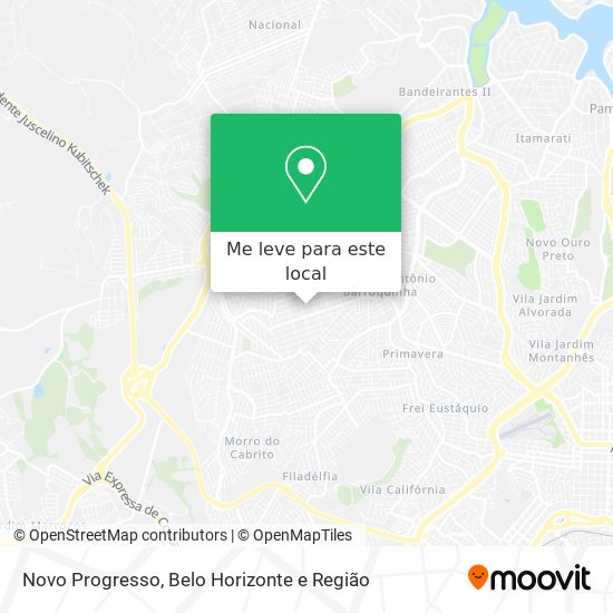 Novo Progresso mapa