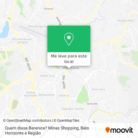 Quem disse Berenice? Minas Shopping mapa