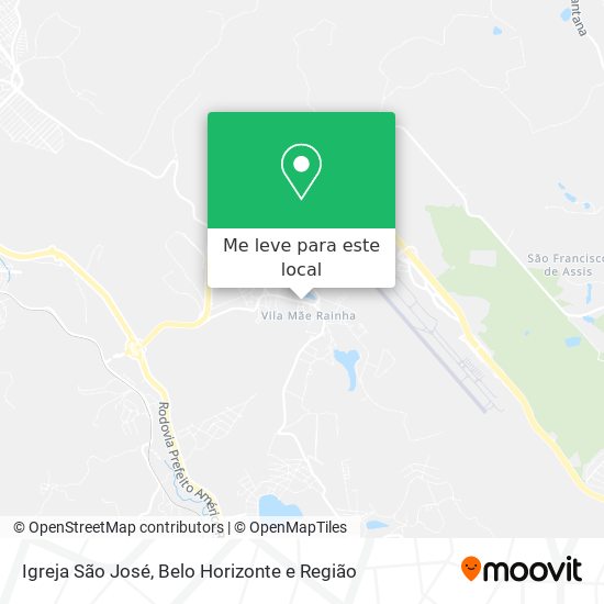 Igreja São José mapa