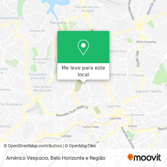 Américo Vespúcio mapa