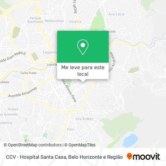 CCV - Hospital Santa Casa mapa