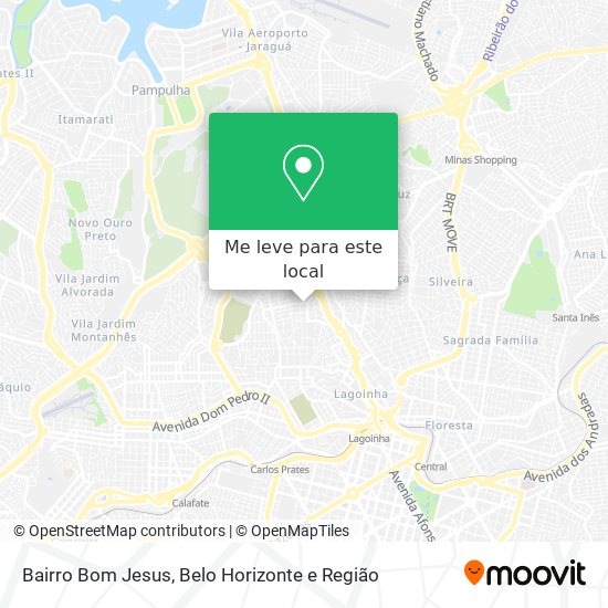 Bairro Bom Jesus mapa