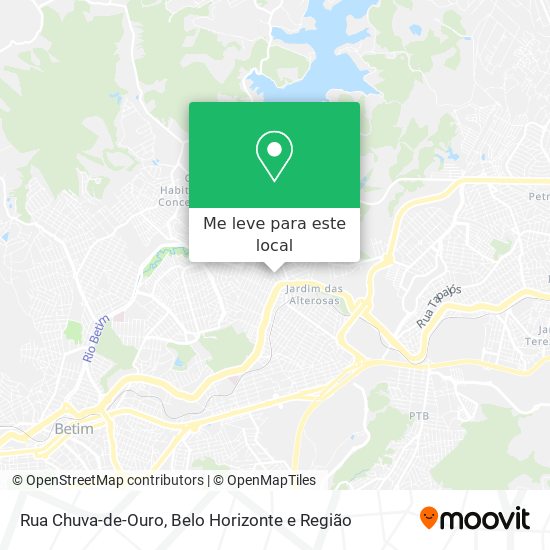 Rua Chuva-de-Ouro mapa