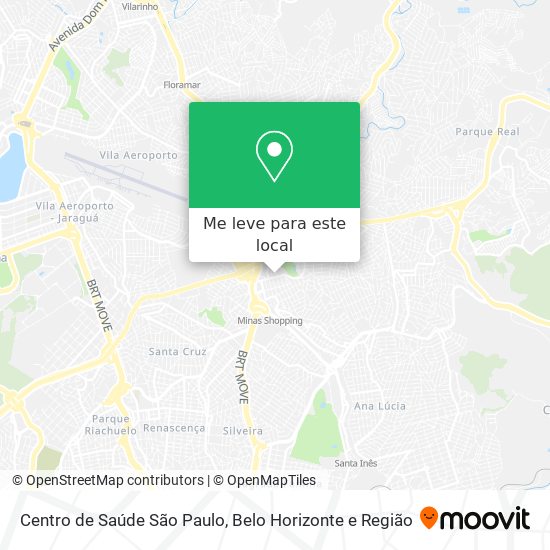 Centro de Saúde São Paulo mapa