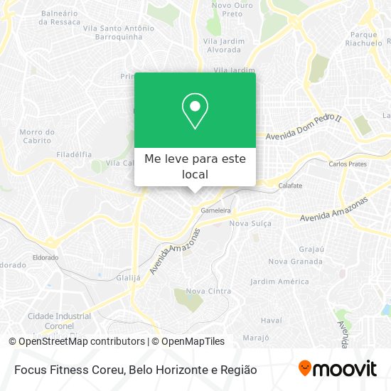 Focus Fitness Coreu mapa