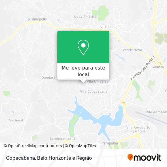 Copacabana mapa