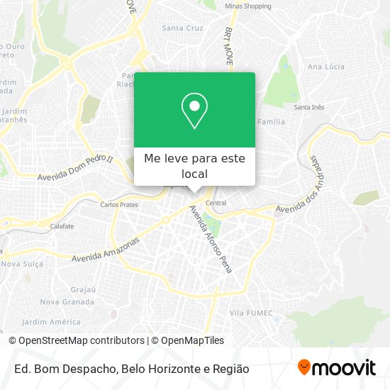 Ed. Bom Despacho mapa