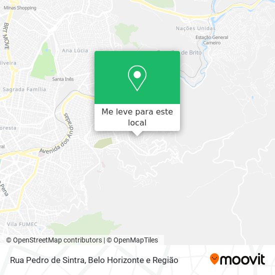 Rua Pedro de Sintra mapa