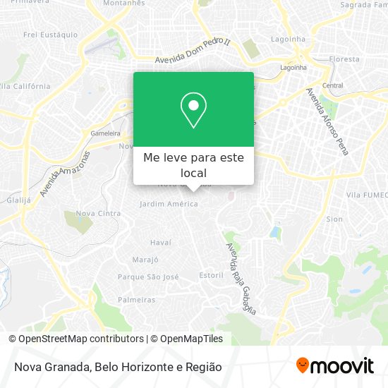 Nova Granada mapa