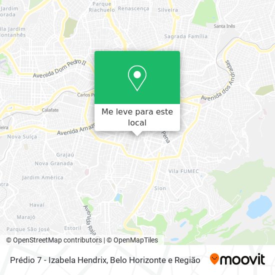Prédio 7 - Izabela Hendrix mapa