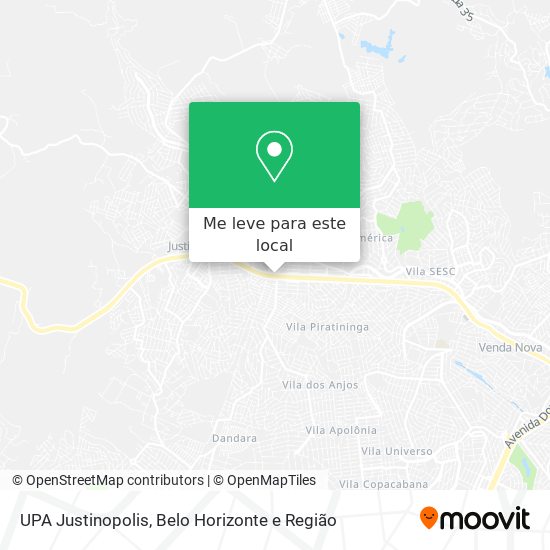UPA Justinopolis mapa