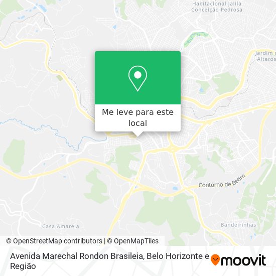 Avenida Marechal Rondon Brasileia mapa