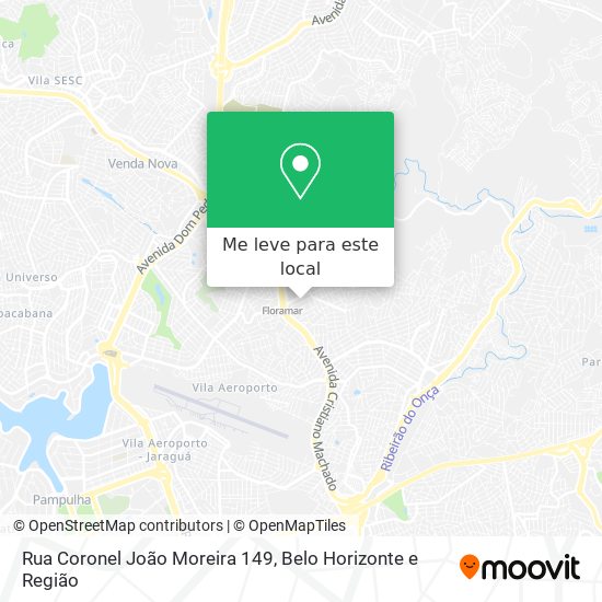 Rua Coronel João Moreira 149 mapa