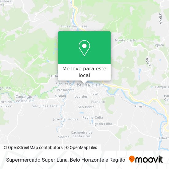 Supermercado Super Luna mapa