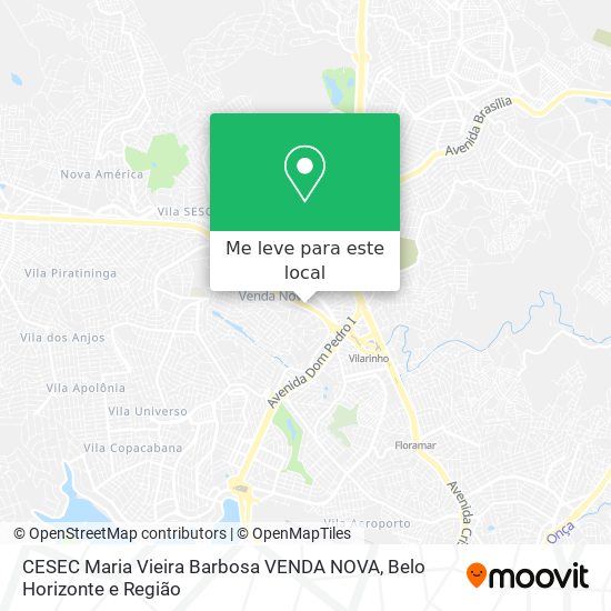 CESEC Maria Vieira Barbosa VENDA NOVA mapa