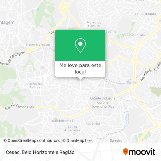 Cesec mapa